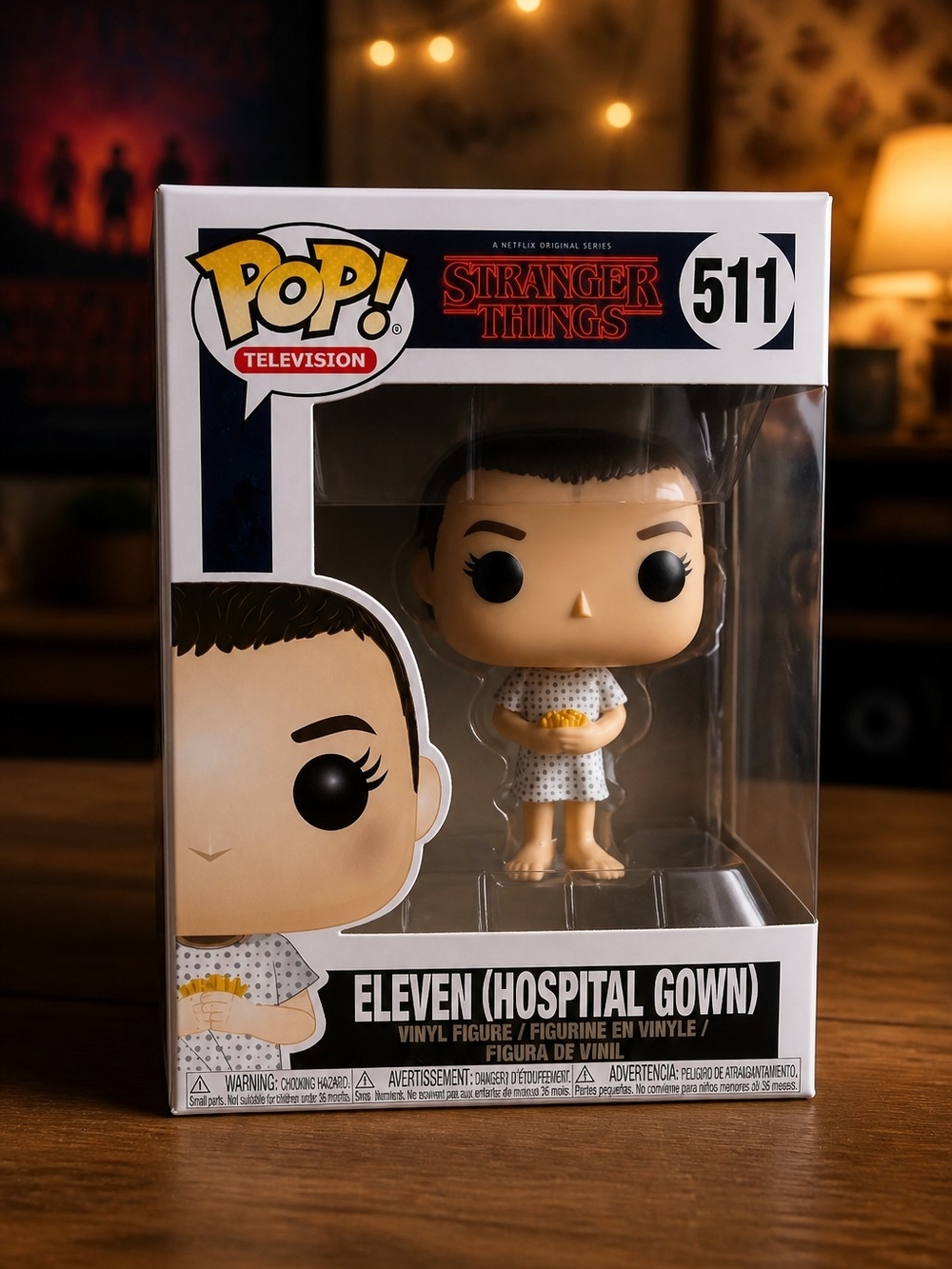 Funko Pop! Television Stranger Things #511 Eleven (Hospital Gown) - White